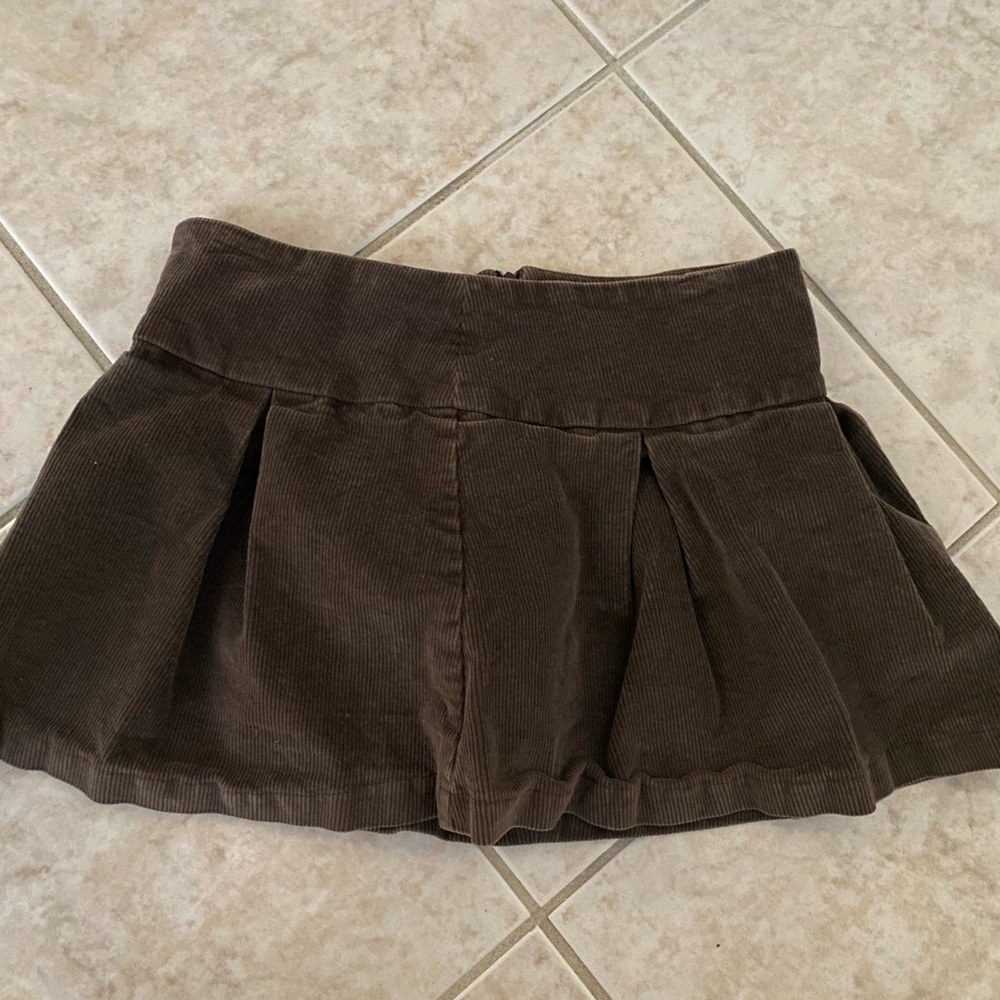 Brown Corduroy skirt